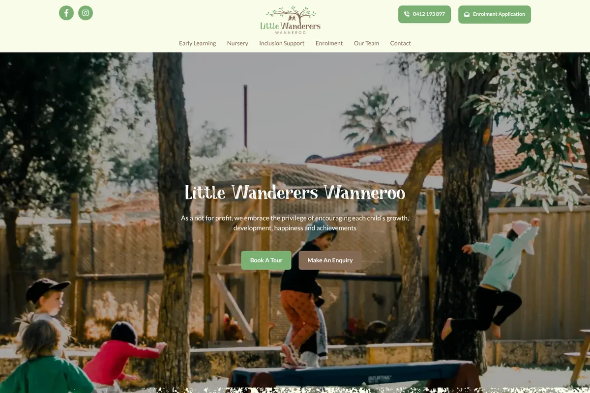Little Wanderers Wanneroo, outdoor play space