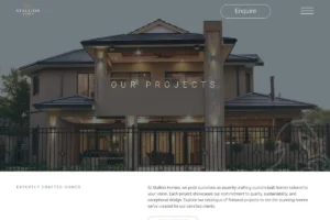 Stallion Homes custom builder website, by CLIK Digital
