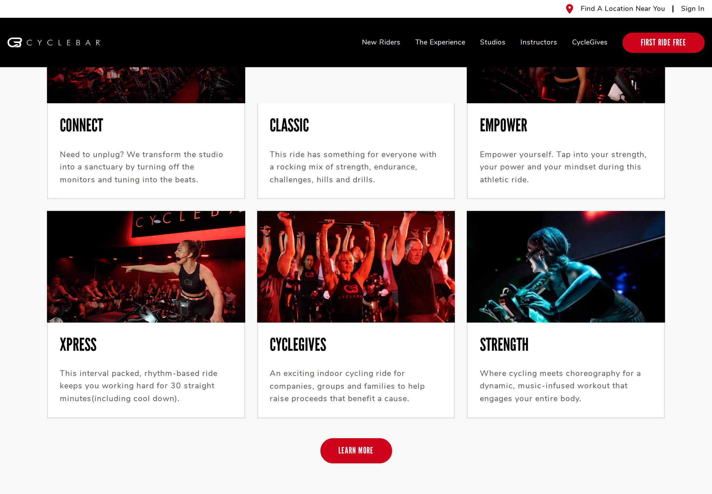 CycleBar Australia: cycling class types