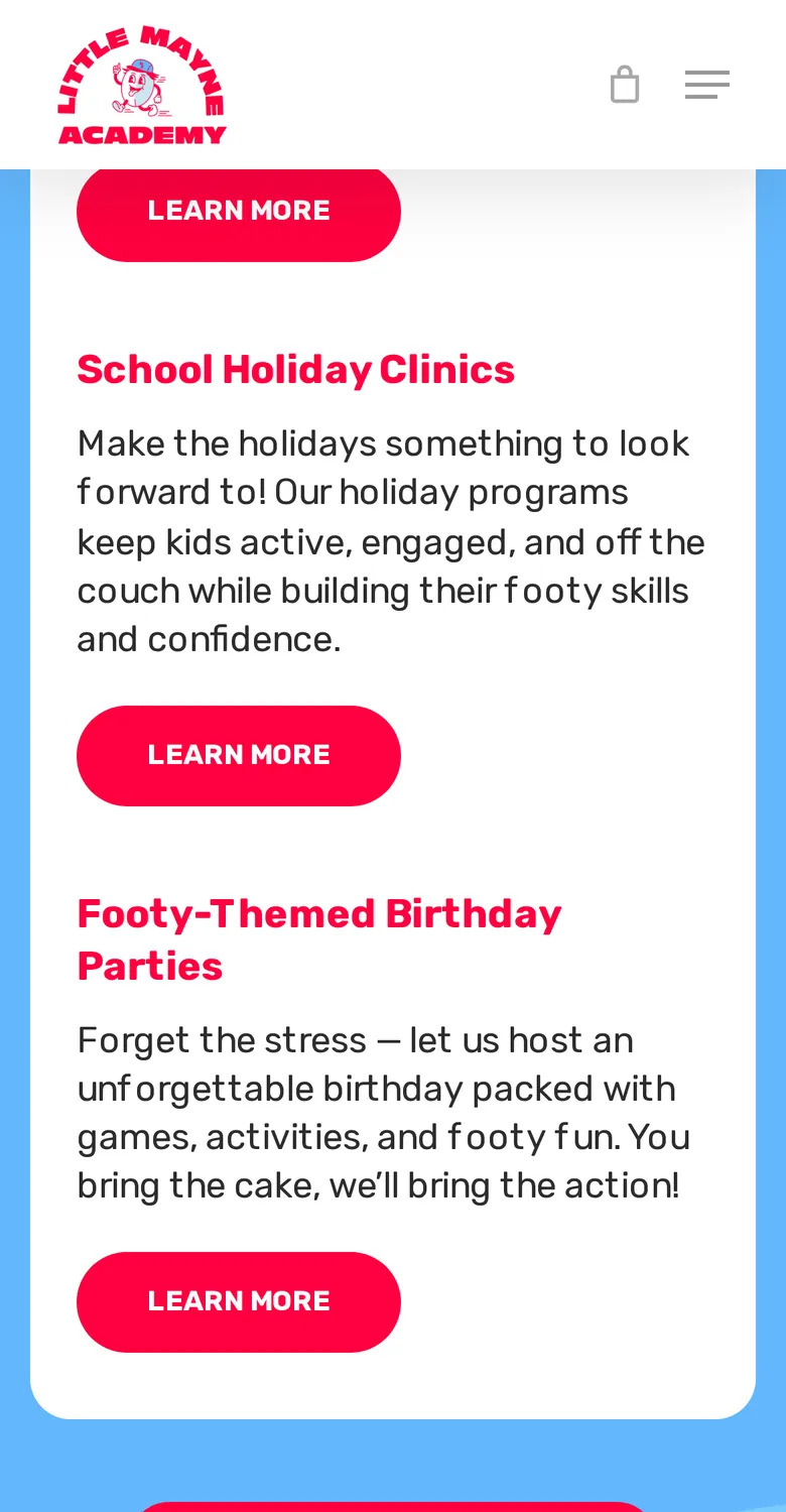 Mayne Academy: mobile, programs