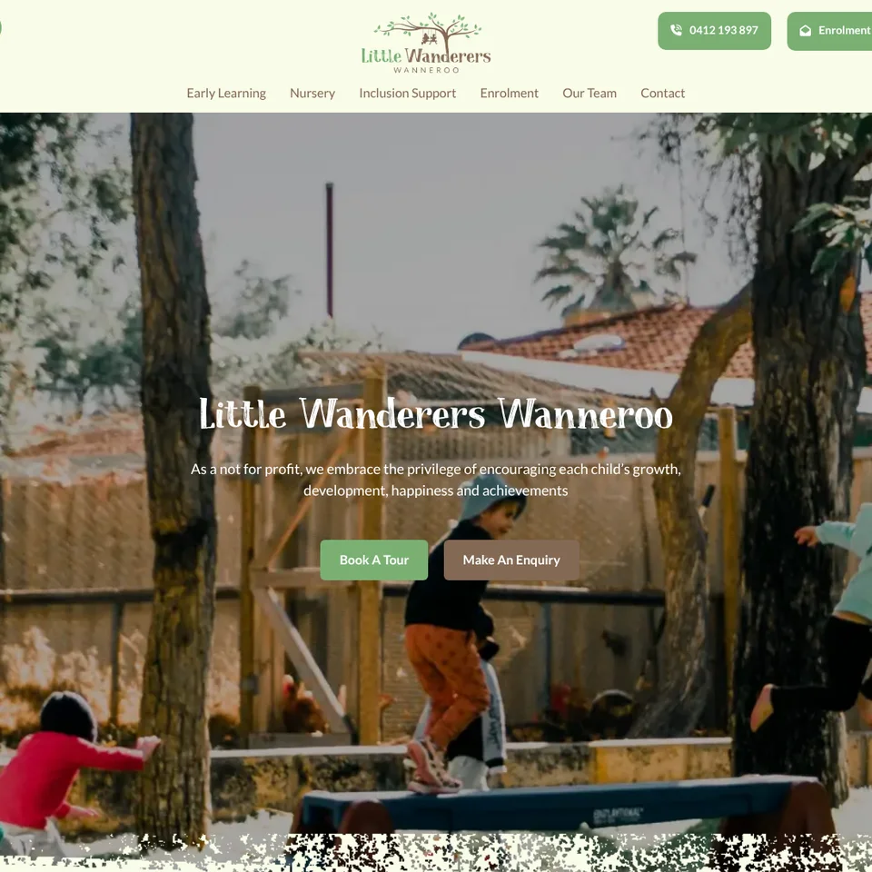 Little Wanderers homepage detail