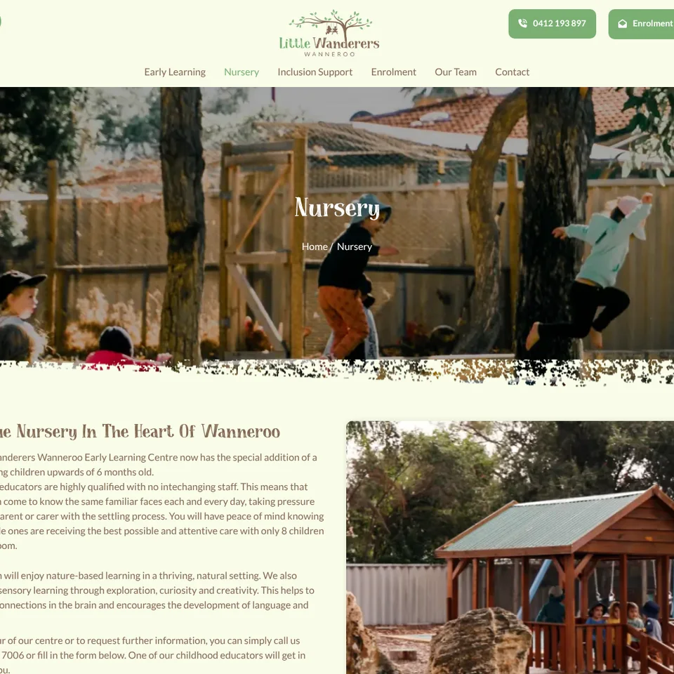 Little Wanderers nursery detail