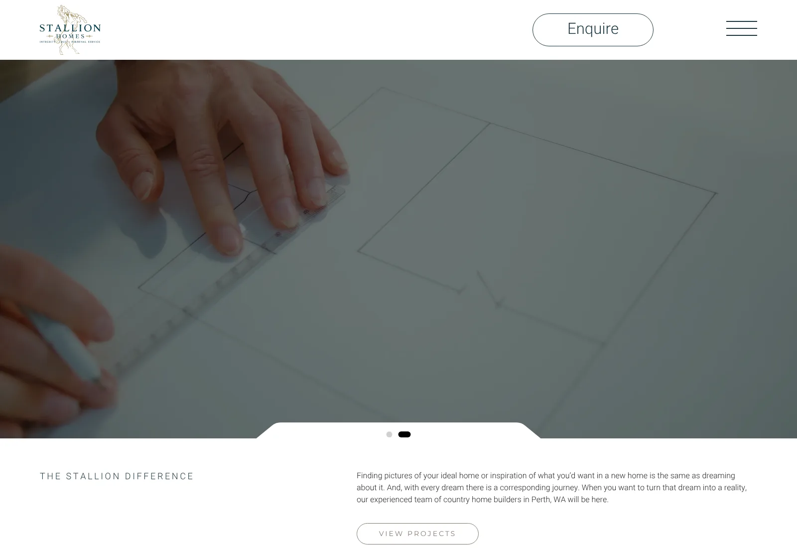 Stallion Homes website, the Stallion difference