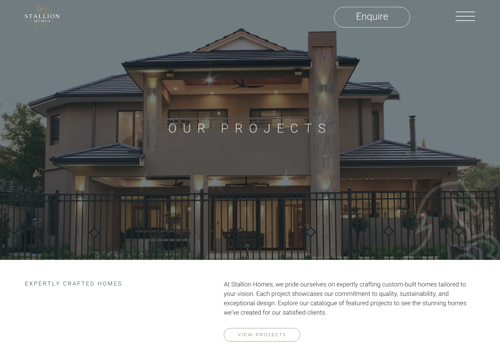Stallion Homes projects portfolio